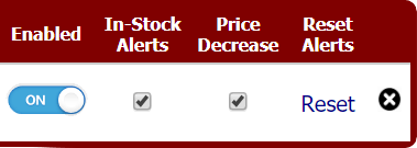 watchlist settings